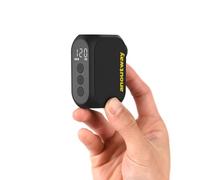 Anoutway Mini Bomba de Aire Eléctrica para Bicicleta con Manómetro Digital - Apagado Automático para Bicicleta de Montaña y Ciudad AT1 Pro