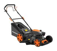 ANOVA - Cortacésped Gasolina | 5 HP - 3,6 KW | 65 L | 180 CC | Rpm 2800 ± 50 | Ancho de Corte 20 51 CM | Arranque Manual | Para Mantenimiento de Césped en Jardines y Zonas Verdes | Diseño Robusto