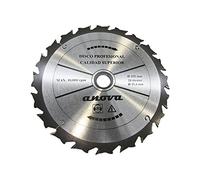 ANOVA Disco de Widia para Desbrozadora | 255 mm de diámetro | Grosor 3 mm | Eje 25,4 mm | Pastillas de metal duro | Disco Widia Semiprofesional 255x3x25,4 (con Antirrebote)