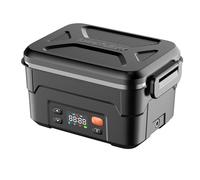 Anowlo Lonchera eléctrica inalámbrica XL de 6.3 tazas/1.5 L para adultos, lonchera calentada, calentador de alimentos, contenedor de acero inoxidable de 104.4 °C para el trabajo, viajes al aire libre