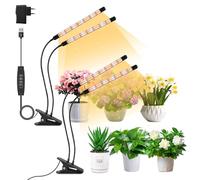 ANPSSSEN 2Pack Lámpara para plantas LED, luces de crecimiento de espectro completo para plantas, luz para plantas de interior, luz para plantas, luz de crecimiento con 10 niveles regulables