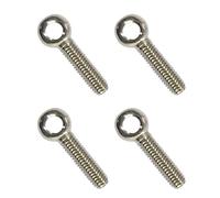 ANPTGHT 4 pernos de ojo de elevación de hombro M10 x 35 mm, acero inoxidable 304 para maquinaria de hombro, anillo de elevación para válvulas de compuerta de tuberías, sujetadores de tubería de acero