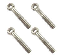 ANPTGHT 4 pernos de ojo de elevación de hombro M10 x 70 mm, acero inoxidable 304 para maquinaria de hombro, anillo de elevación para válvulas de compuerta de tuberías, sujetadores de tubería de acero