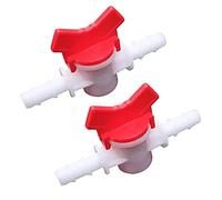 ANPTGHT - Válvula de bola de púas de manguera de 5/8 pulgadas, interruptor de apagado para riego por goteo y acuarios (paquete de 2)