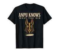 Anpu Anubis - Regalo de mitología del Dios Egipcio Chacal Camiseta