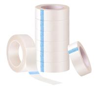 ANPUNAT 8 rollos de cinta de tela para pestañas, cinta adhesiva para extensiones de pestañas, salones de maquillaje (blanco, 0,47 x 354 pulgadas)