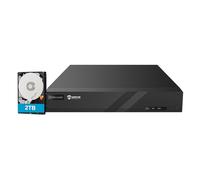 Anpviz 8CH 4K PoE NVR, Plug & Play Solo con Anpviz U Series Cámaras, Sistema de Vigilancia H.265 Video Recorder con 2TB HDD, 24/7 Grabación, Guard Station Guard Viewer, NVR301-08S3-P8-2TB(Serie U)
