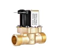 ANQECAJH 2 válvulas solenoides magnéticas eléctricas de latón, Normalmente Cerradas, de 1/2 Pulgada CA, 220 V, for Bombas de Control de Agua