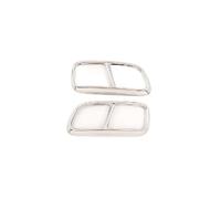 ANQIDI Para Volvo S60 V60 S60L 2014-2019 XC90 2015-2019 Tubos De Escape De Coche Marco Decoración Tubo Garganta Trasera Embellecedor De Cubierta Modificada Autopartes (Color : XC90 Silver)