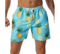 ANQKYO Bañadores Cortos for Hombre, Pantalones Cortos de Playa, bañadores de Tabla de Surf for Hombre y Mujer, Pantalones Cortos Cool Ice para NatacióN(Mix Color 04,2XL)