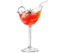 ANQKYO Copa De CóCtel Con DiseñO De PáJaros Creativos 2pcs Bird Bam Glasses, Drinking Shaped Glass Wine, Unique Creative Birds Cocktail, Funny Clear Crystal