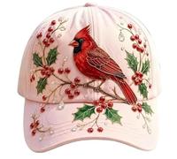 ANQKYO Gorra De BéIsbol Garden Morning The Garden Morning Gorra de béisbol con Estampado Floral, Ligera, Transpirable, Casual, Sombrero Ajustable for Uso Diario al Aire Libre(Cardinal)