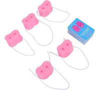 ANQKYO Juego Hocico Cerdo Chillón Fiesta Paquete de 5 Juegos Fiesta con hocicos Cerdo chirriantes, Divertido Juego Risa Que pierdes for Noches Familiares y Fiestas Adultos, Juguetes Ruido