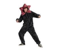 ANQKYO Mono Démogorgon Disfraz The Devil King Disfraz Mono, Planta Carnívora Unisex con Capucha Pijama Mangas Largas, Ropa De Dormir Lana for Adultos, Traje Una Pieza(M-Small)