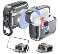 Anqrp MagArmor - Funda de apertura automática para AirPods Pro de 2ª/1ª generación con imanes integrados, apertura automática con una sola pulsación, compatible con carga Mag-Safe, protección de grado