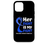 Anquilosante Espondilitis Concientización Cinta Azul Familia Fighter Carcasa para iPhone 12/12 Pro