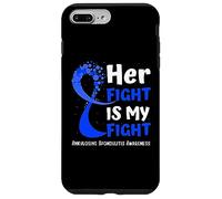 Anquilosante Espondilitis Concientización Cinta Azul Familia Fighter Carcasa para iPhone 7 Plus/8 Plus