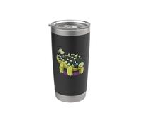 Anquilosaurio de dibujos animados Vaso térmico de acero inoxidable de doble pared
