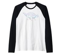 Anquilosaurio, Dino, Dinosaurio Camiseta Manga Raglan