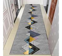 ANram Alfombra de Pasillo Antideslizante Lavable Alargada,0.6m x 2.5m