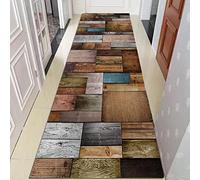 ANram Alfombra de Pasillo Antideslizante Lavable Alargada,1m x 2.5m