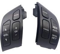 ANRAM para Honda Accord 2003-2007,Botón de Control del Interruptor del Volante del Coche Teclas multifunción Pegatinas Decorativas