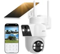 ANRAN 2 En 1 Doble Lente 2K Camara Vigilancia WiFi Exterior
