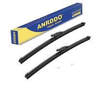 ANRDDO Wipers Factory Replacement For BMW 3-Series 4-Door E90 E91 F30 F31 F34 F80 M3 09/2009-2018,Audi A3 2005-2013 Original Equipment Windshield Wiper Blades Set - 24"+19" (Set of 2) Pinch Tab