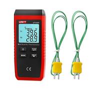ANRIS Uni-T UT320D Doble Canal K/J Termómetro de Termopar Digital Medidor de Temperatura Industrial Profesional con retroiluminación LCD