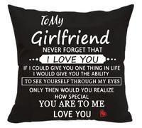 Anrkets Two Sided Printing Lover Pillow Cover I Love You Valentine's Day Birthday Gift Cotton Linen Square Throw Waist Pillow Case Decorative Cushion