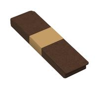 ANRO Alfombra escalera 10 uds autoadherente Chocolate 75x20 cm | Autoadherente sin pegamento · Antideslizante · Poliéster con reverso de TPE-silicona · Lavable · Para escaleras interiores