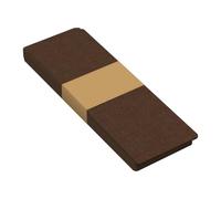 ANRO Alfombra escalera 10 uds autoadherente Chocolate 90x30 cm | Autoadherente sin pegamento · Antideslizante · Poliéster con reverso de TPE-silicona · Lavable · Para escaleras interiores