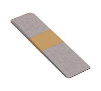 ANRO Alfombra escalera antideslizante 5 uds autoadherente Beige 100x25 cm | Autoadherente sin pegamento · Antideslizante · Poliéster con reverso de TPE-silicona · Lavable · Para escaleras interiores