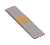 ANRO Alfombra escalera antideslizante 5 uds autoadherente Beige 90x20 cm | Autoadherente sin pegamento · Antideslizante · Poliéster con reverso de TPE-silicona · Lavable · Para escaleras interiores