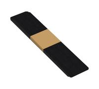 ANRO Alfombra escalera antideslizante 5 uds autoadherente Negro 100x20 cm | Autoadherente sin pegamento · Antideslizante · Poliéster con reverso de TPE-silicona · Lavable · Para escaleras interiores