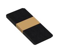 ANRO Alfombra escalera antideslizante 5 uds autoadherente Negro 50x20 cm | Autoadherente sin pegamento · Antideslizante · Poliéster con reverso de TPE-silicona · Lavable · Para escaleras interiores