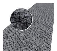 ANRO Alfombra para pasillo (140 x 100 cm), color gris