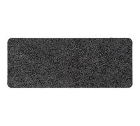 ANRO Felpudo antideslizante para aparcamiento de zapatos, para interiores, estrecho, para entrada, color negro, 25 x 60 cm