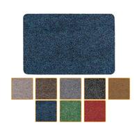 ANRO Felpudo antisuciedad, lavable, impermeable, resistente, para entrada, puerta, pasillo, cocina, dormitorio, poeta, 40 x 60 cm, color azul