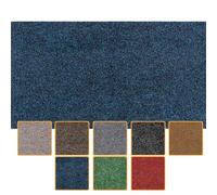 ANRO Felpudo antisuciedad, lavable, impermeable, resistente, para entrada, puerta, pasillo, cocina, dormitorio, poeta, 50 x 100 cm, color azul