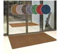 ANRO Felpudo antisuciedad, lavable, impermeable, resistente, para entrada, puerta, pasillo, cocina, dormitorio, poeta, 80 x 120 cm, alfombra de coco