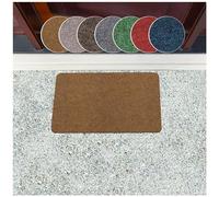 ANRO Felpudo antisuciedad, lavable, impermeable, resistente, para entrada, puerta, pasillo, cocina, dormitorio, poeta, 40 x 60 cm, alfombra de coco