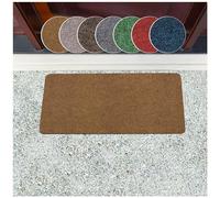ANRO Felpudo antisuciedad, lavable, impermeable, resistente, para entrada, puerta, pasillo, cocina, dormitorio, poeta, 40 x 80 cm, alfombra de coco