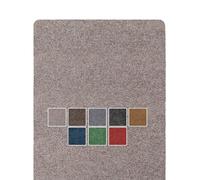 ANRO Felpudo antisuciedad, Lavable, Impermeable, Resistente, para Entrada, Puerta, Pasillo, Cocina, Dormitorio, Poeta, tamaño 40 x 120 cm, Color marrón Claro