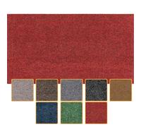 ANRO Felpudo antisuciedad, Lavable, Impermeable, Resistente, para Entrada, Puerta, Pasillo, Cocina, Dormitorio, Poeta, 50 x 100 cm, Color Rojo