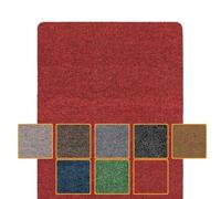 ANRO Felpudo antisuciedad, Lavable, Impermeable, Resistente, para Entrada, Puerta, Pasillo, Cocina, Dormitorio, Poeta, 40 x 120 cm, Color Rojo