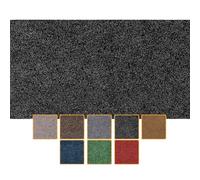 ANRO Felpudo antisuciedad, lavable, impermeable, resistente, para entrada, puerta, pasillo, cocina, dormitorio, poeta, tamaño 50 x 100 cm, color negro