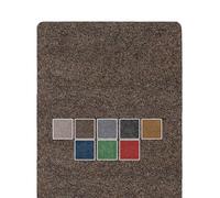 ANRO Felpudo antisuciedad, Lavable, Impermeable, Resistente, para Entrada, Puerta, Pasillo, Cocina, Dormitorio, Poeta, tamaño 40 x 120 cm, Color marrón Oscuro