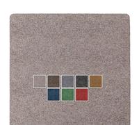ANRO Felpudo antisuciedad, lavable, impermeable, resistente, para entrada, puerta, pasillo, cocina, dormitorio, poeta, tamaño 80 x 120 cm, color marrón claro