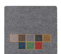 ANRO Felpudo antisuciedad, lavable, impermeable, resistente, para entrada, puerta, pasillo, cocina, dormitorio, poeta, tamaño 80 x 120 cm, color gris